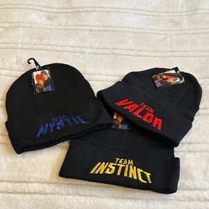 Pokémon Go Team Mystic, Valor or Instinct knit cap.  New with tag!